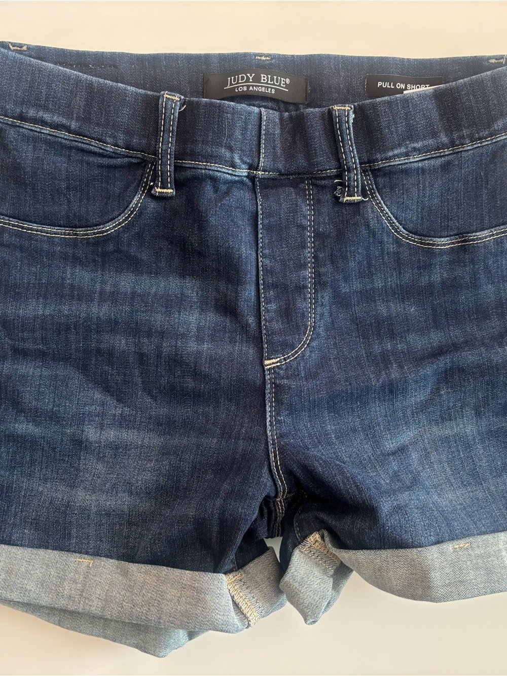Judy Blue Indigo Pull-On Denim Shorts